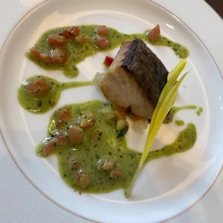 コース料理の魚料理