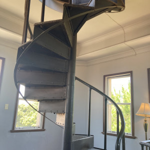 展望台への階段。当日、ゲストも展望台へ行くことも可能|666183さんのジェームス邸の写真(1838433)