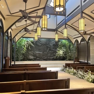 天井から自然光が入ります。