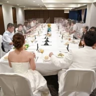 家族婚なので食事会をしました
