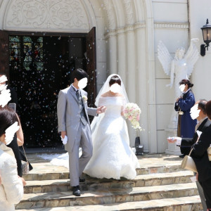 シャボン玉演出素敵です！|666315さんのノートルダム周南/FIVESTAR WEDDINGの写真(2147010)