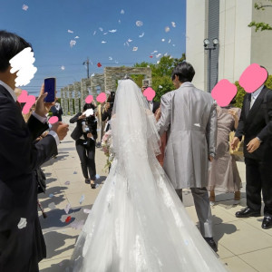 フラワーシャワー|666315さんのノートルダム周南/FIVESTAR WEDDINGの写真(2147011)