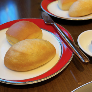 パンも柔らかく暖かく美味しい