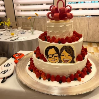 似顔絵お任せケーキ