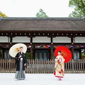 境内でロケーション撮影|666625さんの上賀茂神社の写真(1843720)