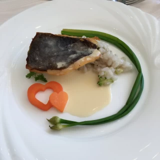 メインのお魚料理