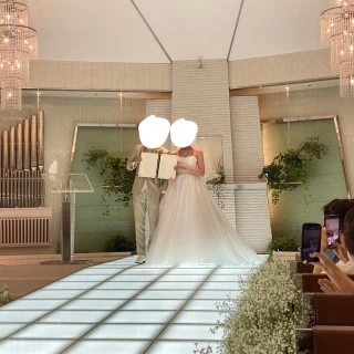 結婚証明書お披露目