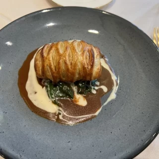 試食会でいただいた、魚のパイ包み