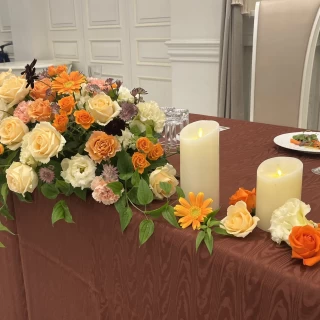 メインテーブル装花