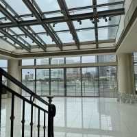 全天候型のアフターセレモニー会場。
