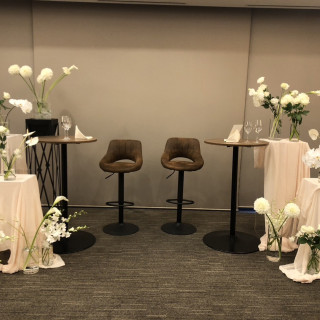 高砂がハイチェアーなのが珍しくおしゃれでした