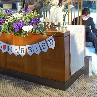 テーブル装花