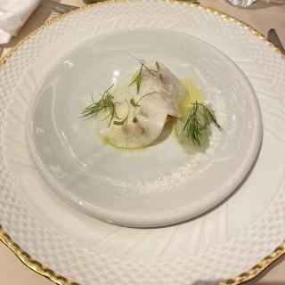 コールラビ　北寄貝と胡桃