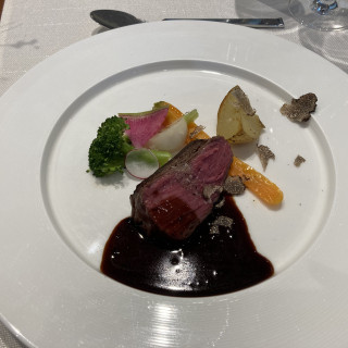 試食のお肉