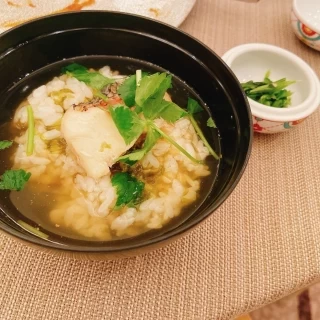 鯛茶漬けです。