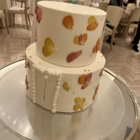 試食会があり、その時に出されていたケーキです。