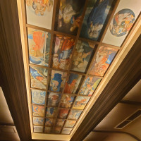 挙式会場の天井のフラスコ画
