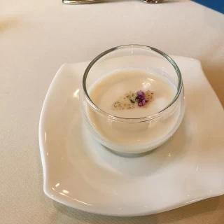 とても美味しかった、じゃがいもの冷製スープ