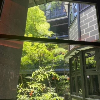 ロビーからの景色