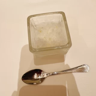 お口直しのシャーベットです