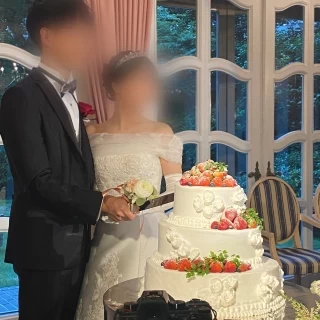 ケーキ入刀