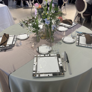 テーブルクロスはランナーを入れることができます。|668816さんのアルカンシエル横浜 luxemariage（アルカンシエルグループ）の写真(2083508)
