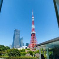 式場横から見える東京タワー