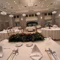 広々とした披露宴会場でした