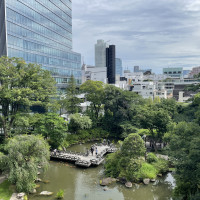 4階から見える庭園です