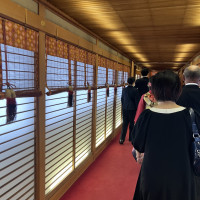 神社内に続く回廊（神社の中は撮影不可です）