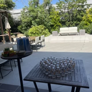 披露宴会場のガーデンの写真です