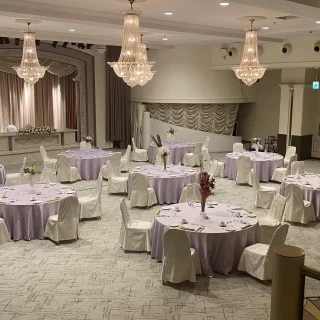 披露宴会場。