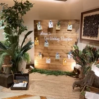 バリの披露宴会場の1歩手前のエリア。
