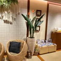 バリの披露宴会場の1歩手前のエリア