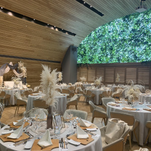 テーブルコーデも統一感があり、ナチュラルな雰囲気でした。|669354さんのCentral Terrace TOKYO（セントラル テラス トーキョー）の写真(1867090)