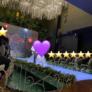 退場シーンは豪華に花火で