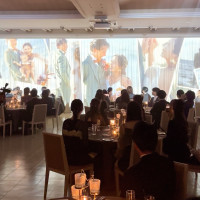 モーションカーテンを使ったオープニングムービー