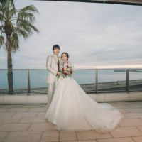 披露宴会場のテラス