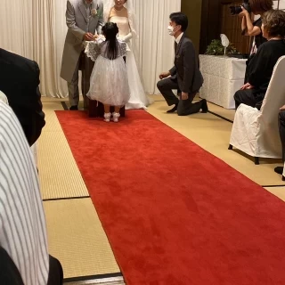 姪っ子ちゃんのリングガール
