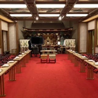 和風の赤い部屋、華やかでした