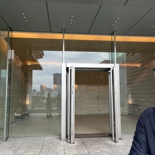 チャペル横のベランダ