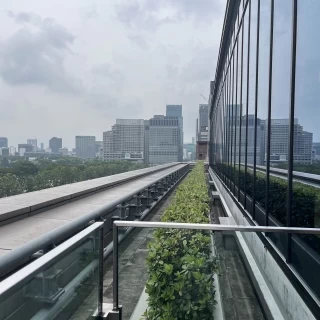 チャペル横のベランダから見た景色
