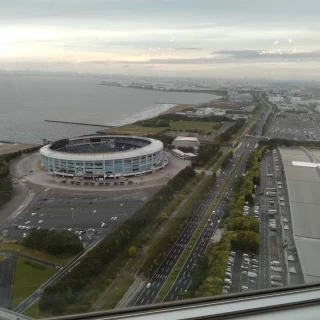 披露宴会場からの景色です。
