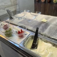 アイスを作るサービスもやっていました。借りれるそうです。