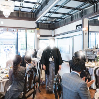 披露宴の天井はこんな感じです