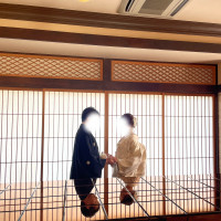 清雅の控室にある和
