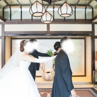 親にファーストミート後挙式の練習