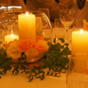 テーブルの装花|670101さんの軽井沢プリンスホテル  フォレスターナ軽井沢の写真(1866901)