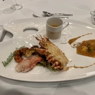 オマール海老の試食
