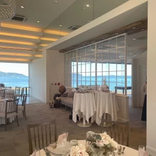 海の見える披露宴会場